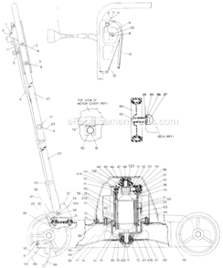 Page A Diagram and Parts List for 8000 Type 8 Black and Decker Lawn Mower